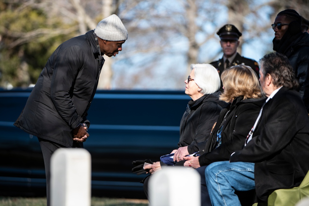 Military Funeral Honors with Funeral Escort are Conducted for U.S. Army Cpl. Gordon McCarthy in Section 18