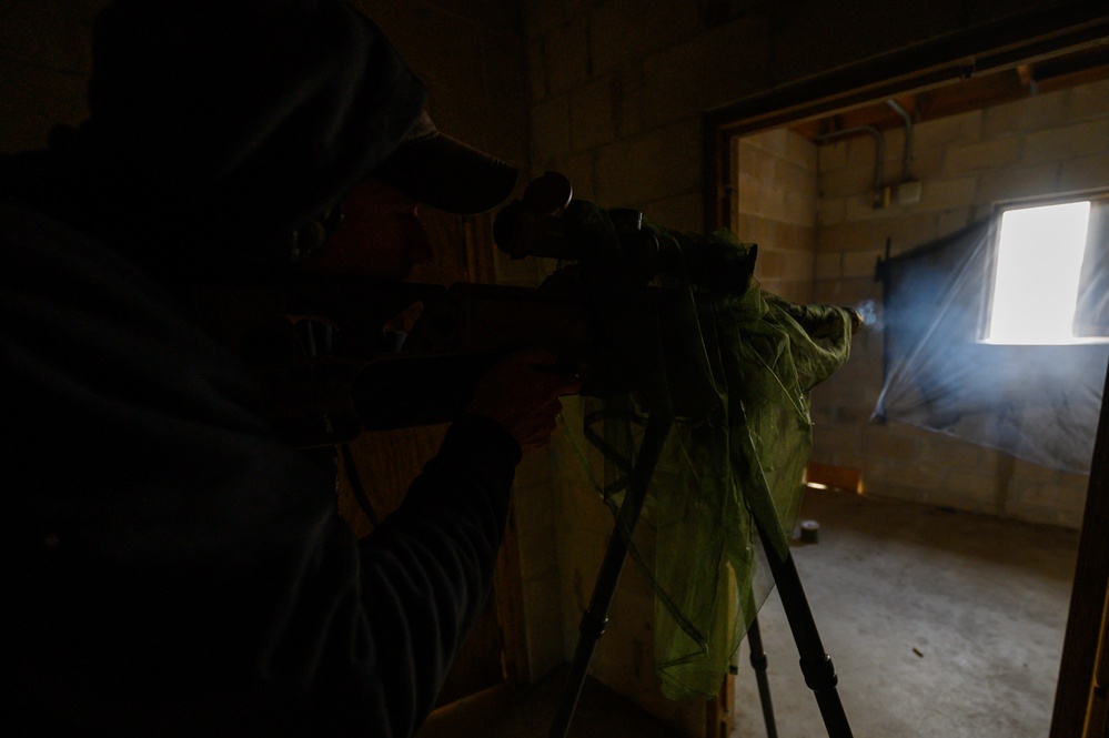 HHC 1-114th Sniper Concealment Training