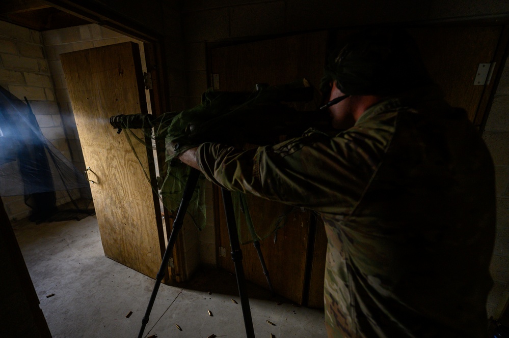 HHC 1-114th Sniper Concealment Training