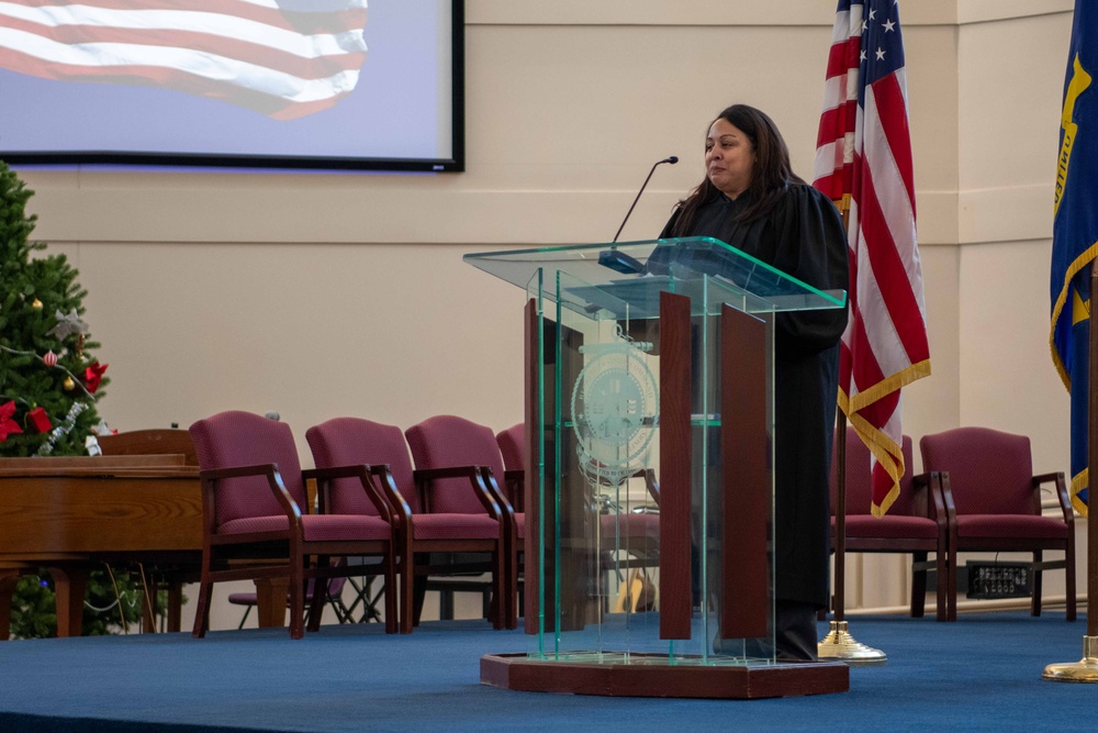 Naturalization Ceremony at Recruit Training Command