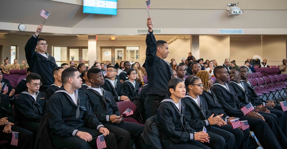 Naturalization Ceremony at Recruit Training Command