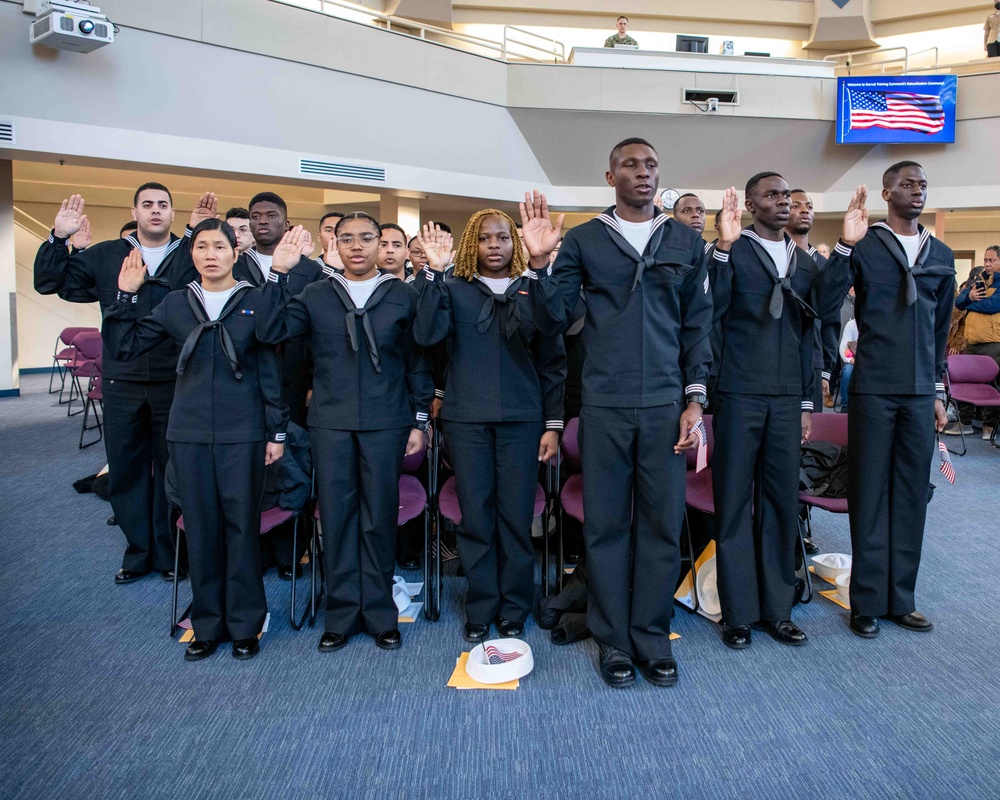 Naturalization Ceremony at Recruit Training Command