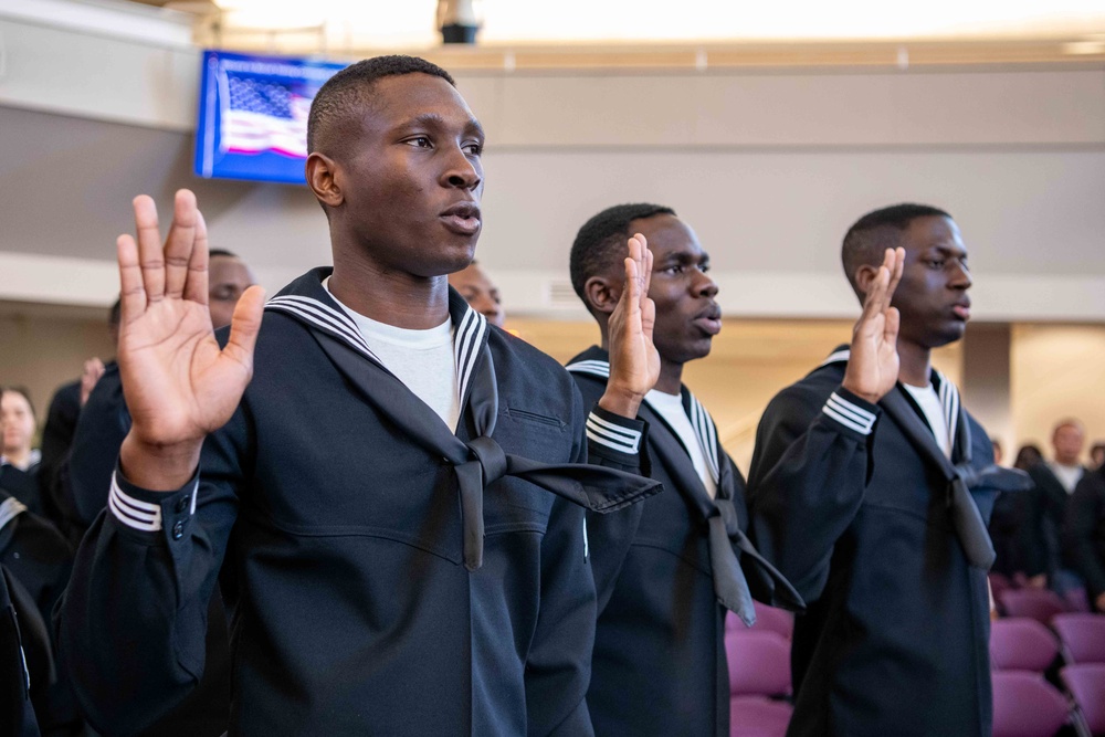 Naturalization Ceremony at Recruit Training Command