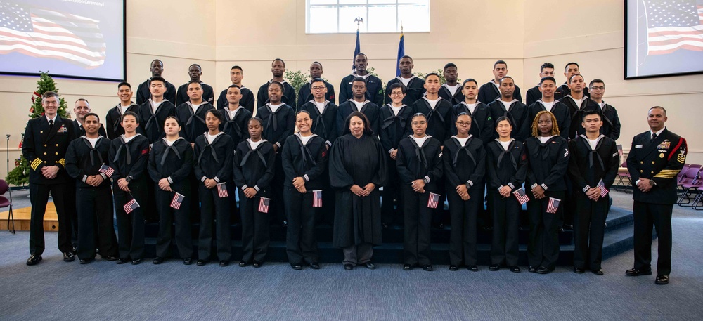 Naturalization Ceremony at Recruit Training Command