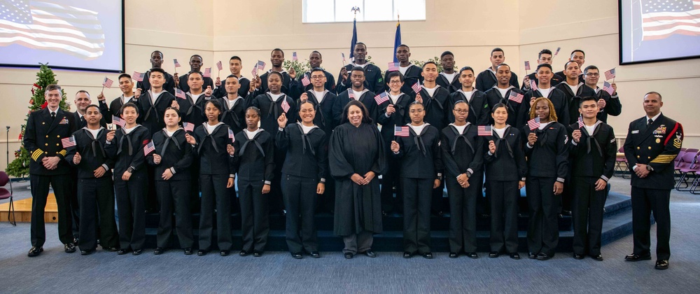 Naturalization Ceremony at Recruit Training Command