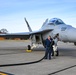 375th LRS Airmen perform hot-pit refuel on EA-18G Growler