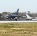 Swamp Fox F-16 Fighting Falcon jets take off for training