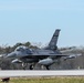 Swamp Fox F-16 Fighting Falcon jets take off for training