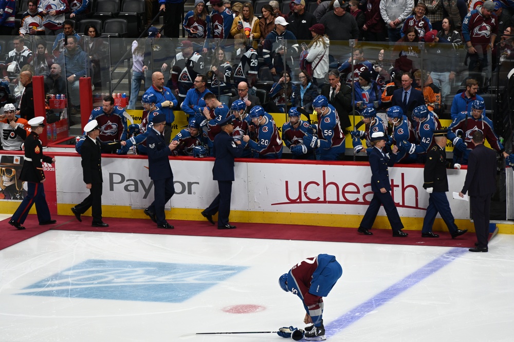 Colorado Avalanche Honors Military