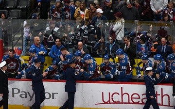 Colorado Avalanche Honors Military
