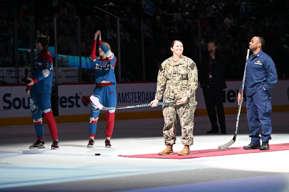 Colorado Avalanche Honors Military