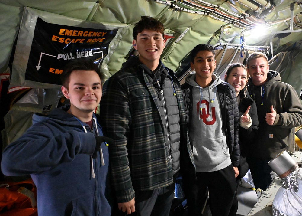 Sooners ROTC cadets fly with the Okies