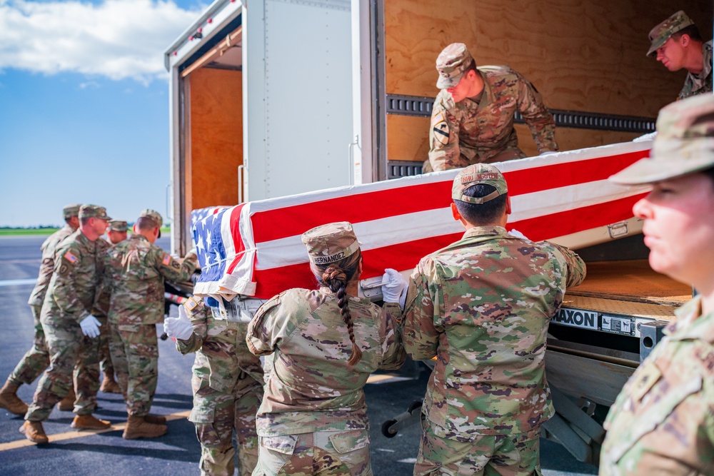 DPAA Conducts Honorable Carry Ceremony