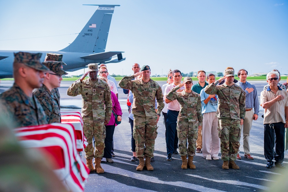 DPAA Conduct Honorable Carry Ceremony