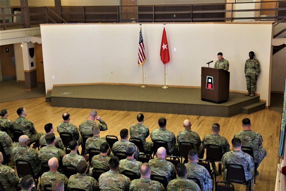 181st MFTB, associated units receive Meritorious Unit Commendation during ceremony at Fort McCoy