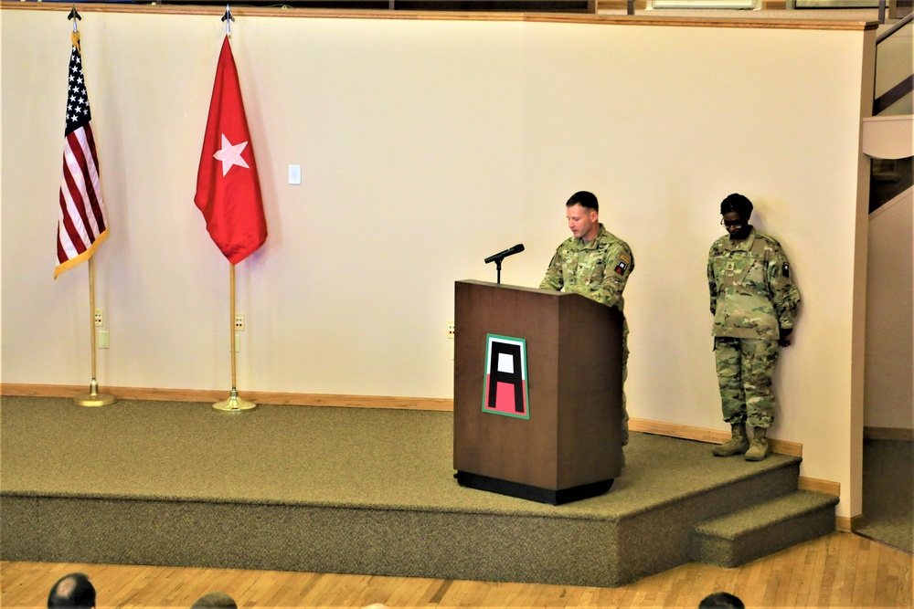 181st MFTB, associated units receive Meritorious Unit Commendation during ceremony at Fort McCoy