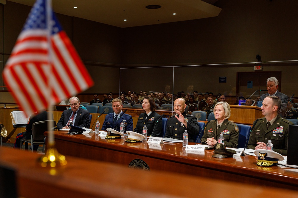 Marines extend a salute of gratitude: bridging the bond with New Orleans city council on military appreciation day