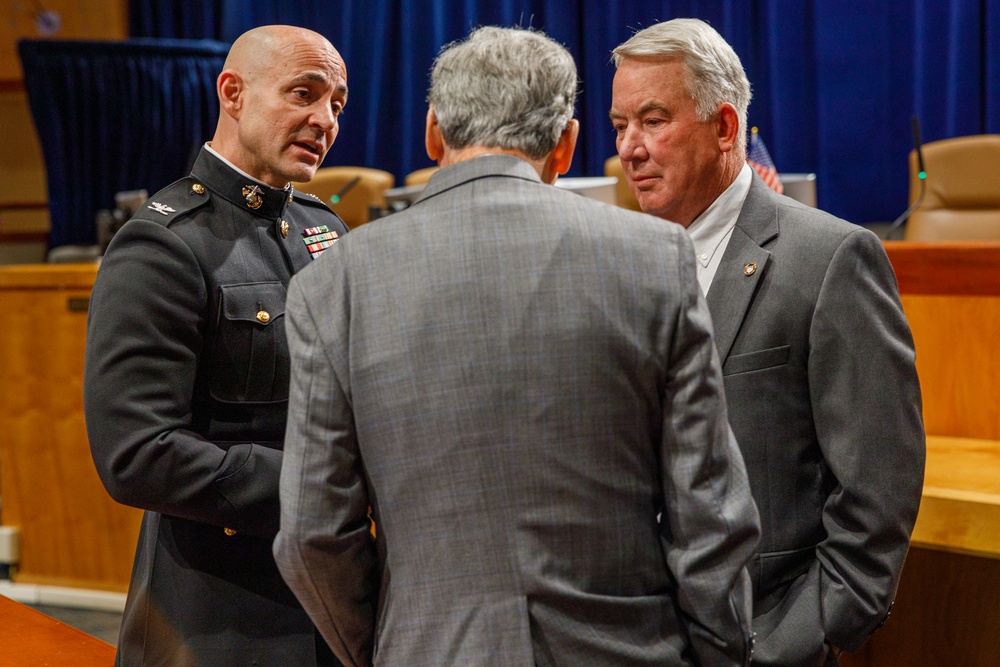 Marines extend a salute of gratitude: bridging the bond with New Orleans city council on military appreciation day