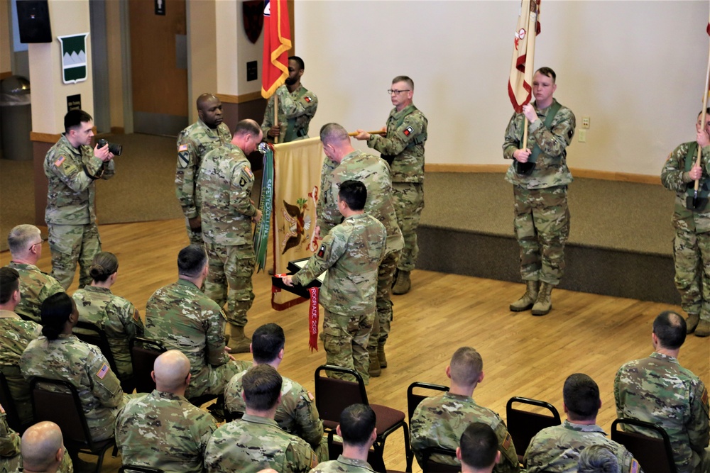 181st MFTB, associated units receive Meritorious Unit Commendation during ceremony at Fort McCoy