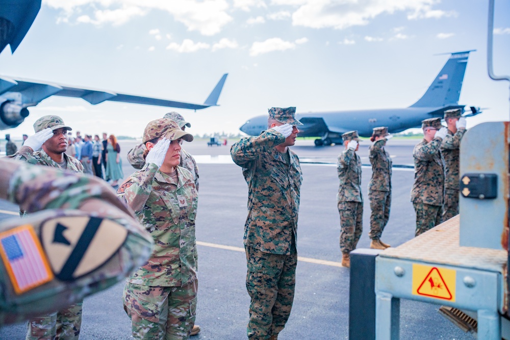 DPAA Conduct Honorable Carry Ceremony