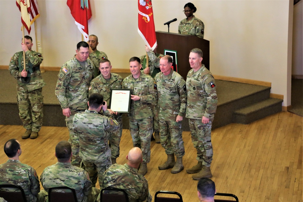 181st MFTB, associated units receive Meritorious Unit Commendation during ceremony at Fort McCoy