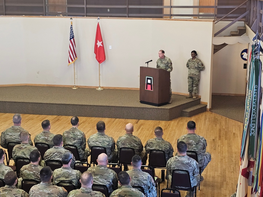 181st MFTB, associated units receive Meritorious Unit Commendation during ceremony at Fort McCoy