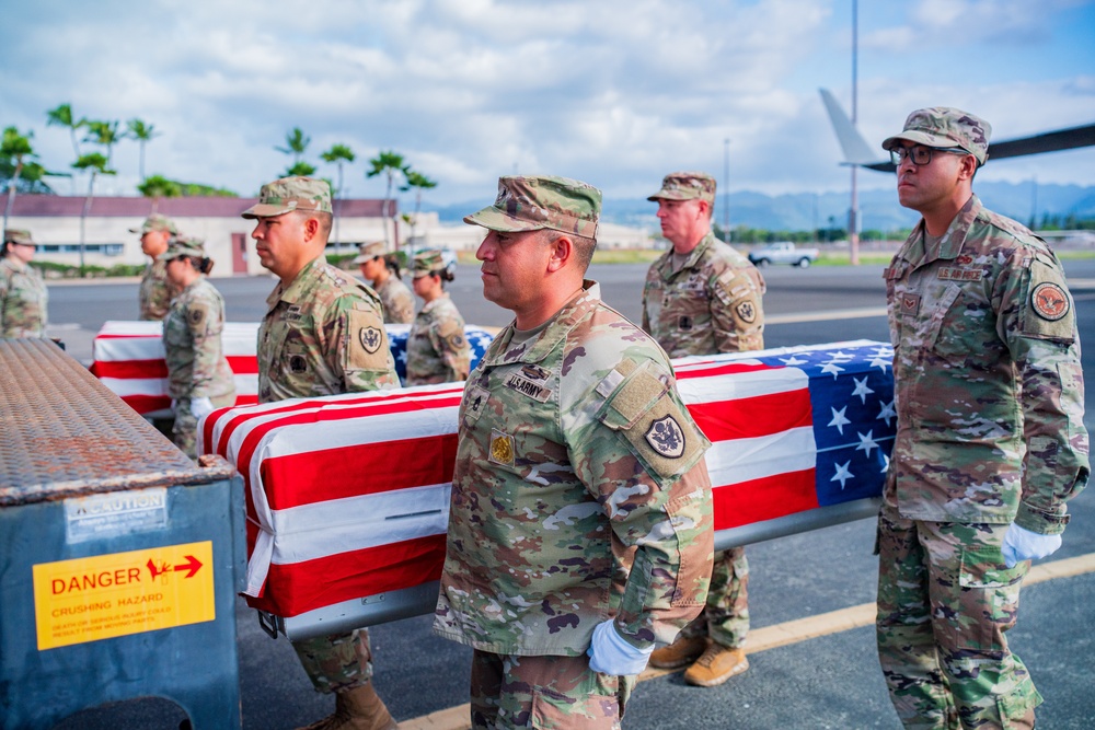 DPAA Conduct Honorable Carry Ceremony