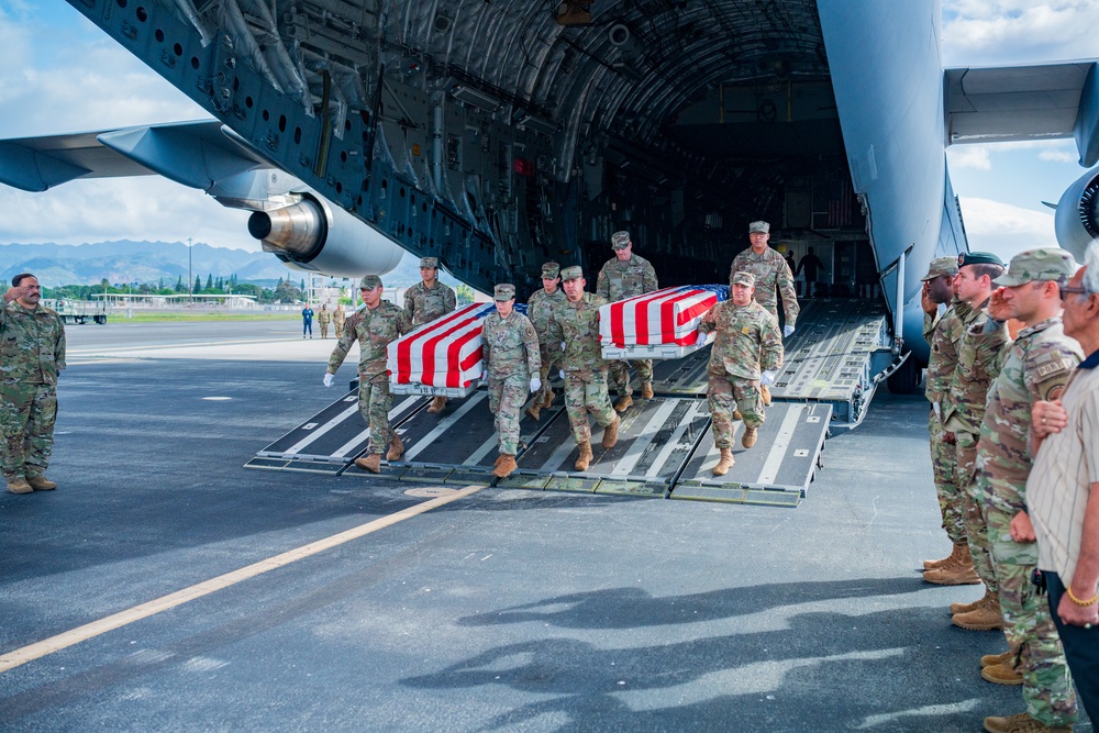 DPAA Conduct Honorable Carry Ceremony