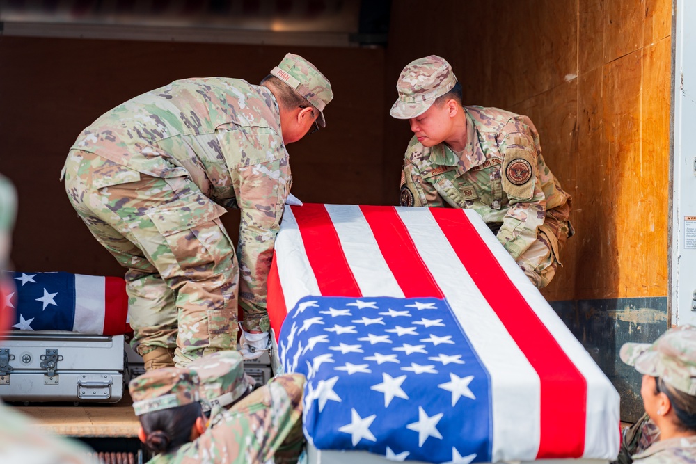 DPAA Conduct Honorable Carry Ceremony