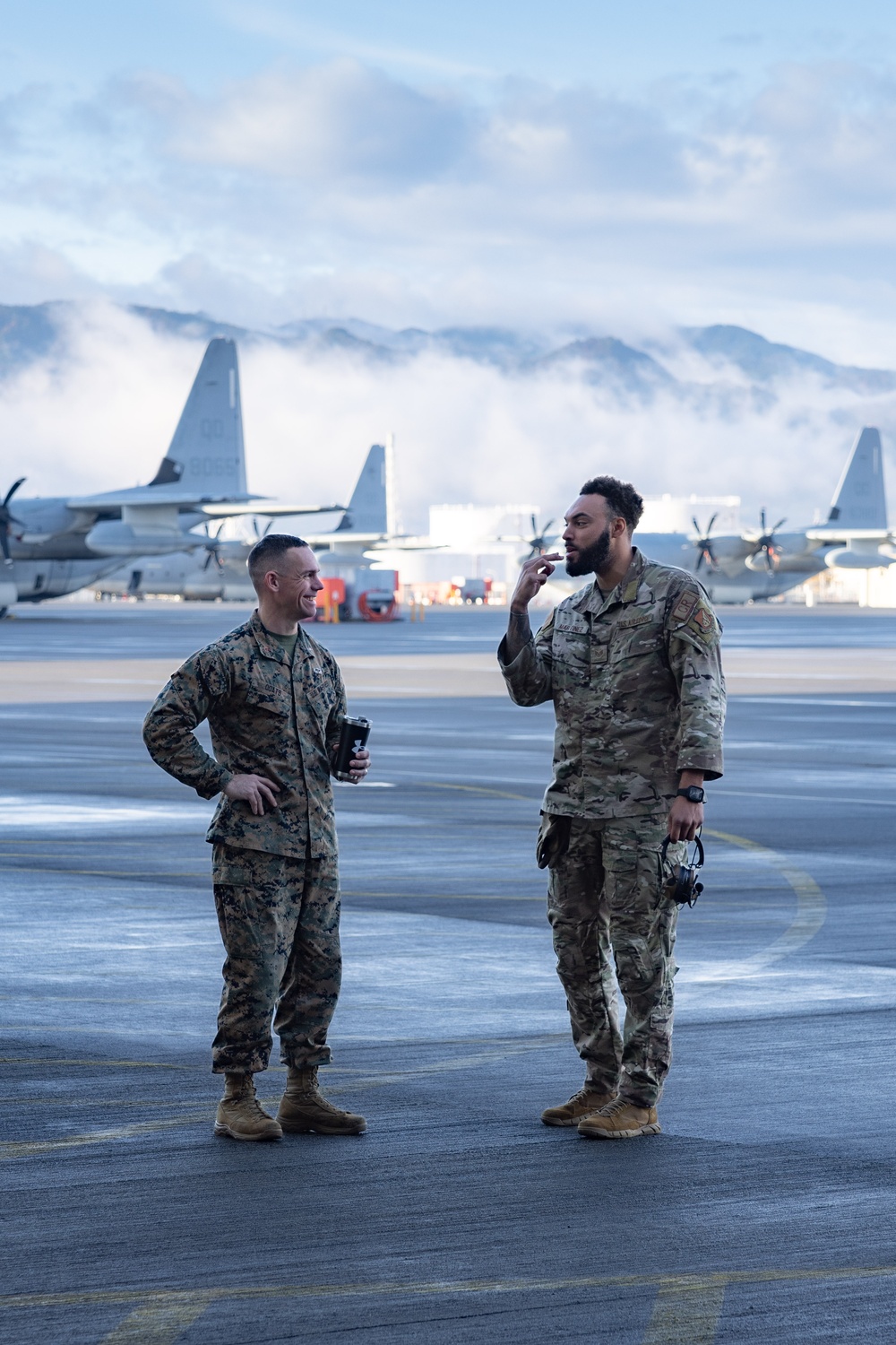 U.S. Air Force 36th Contingency Response Group Conduct training at MCAS Iwakuni