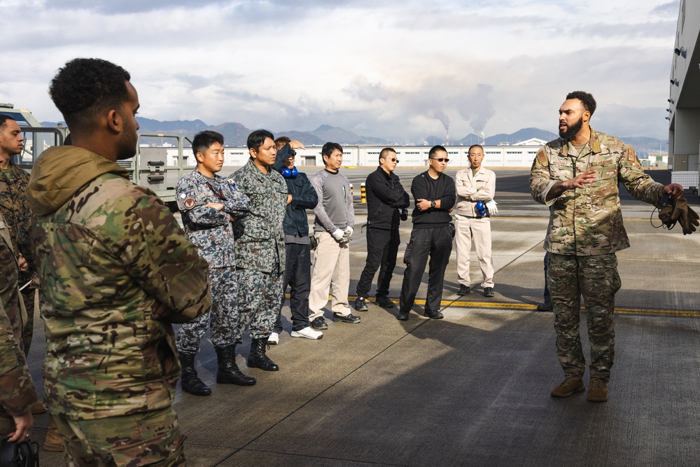 U.S. Air Force 36th Contingency Response Group Conduct training at MCAS Iwakuni