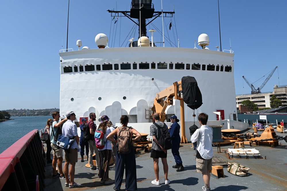 U.S. Coast Guard Cutter Polar Star hosts engagements during Sydney port call