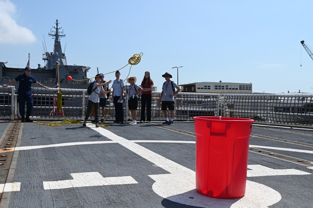 U.S. Coast Guard Cutter Polar Star hosts engagements during Sydney port call