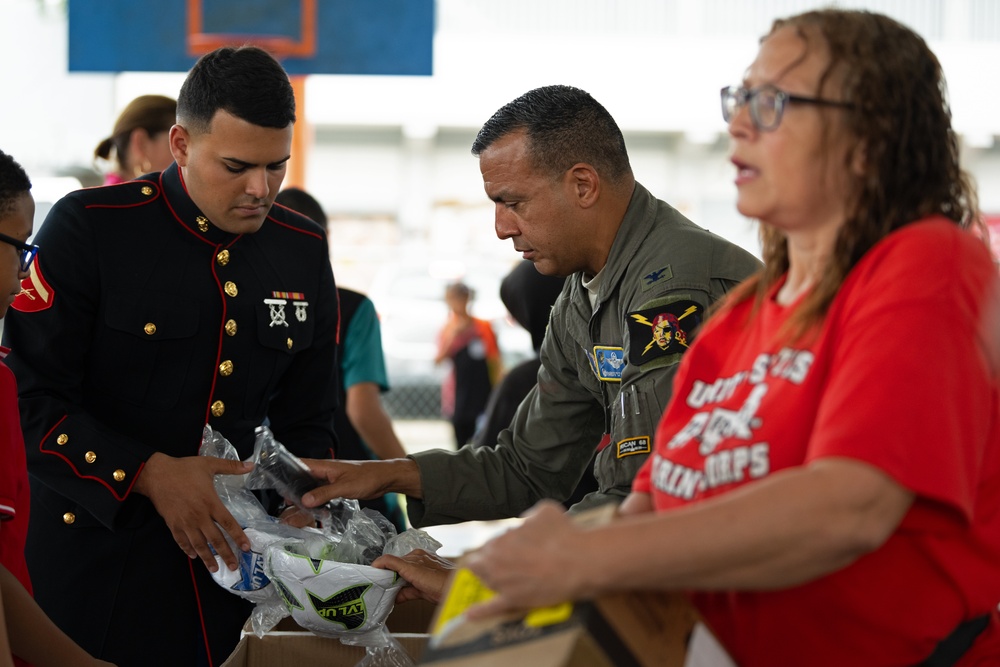 Toys for tots distribution