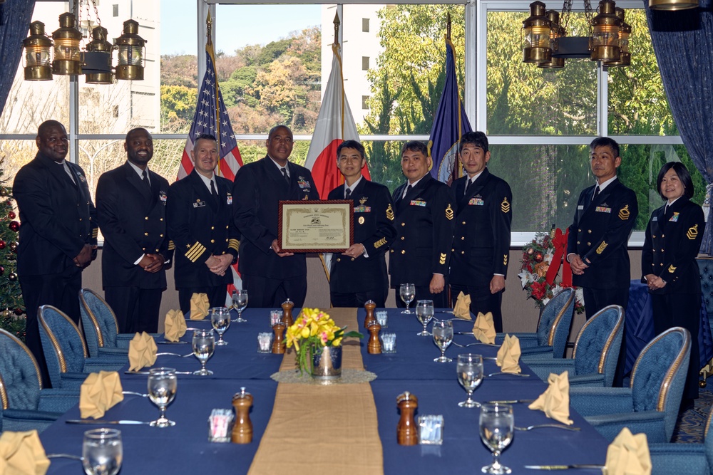 The Yokosuka Chief Petty Officer's Wreath Exchange