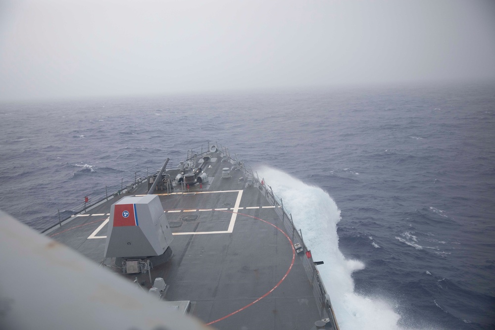 USS William P. Lawrence Transits Philippine Sea