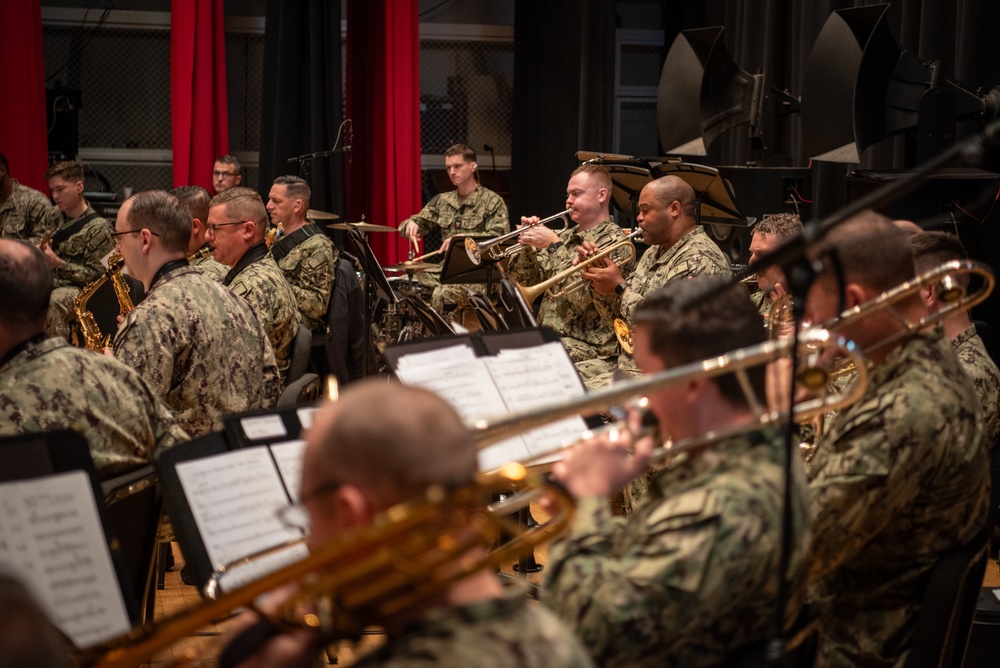 U.S. SEVENTH Fleet Band Holiday Pops Ensemble Rehearsal