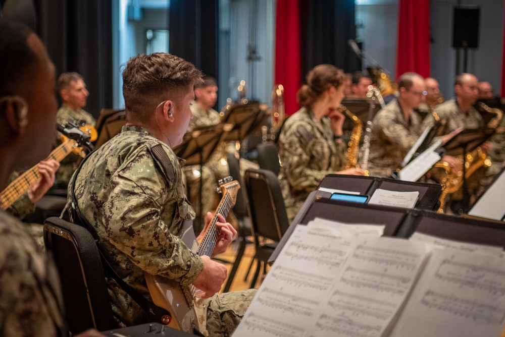 U.S. SEVENTH Fleet Band Holiday Pops Ensemble Rehearsal