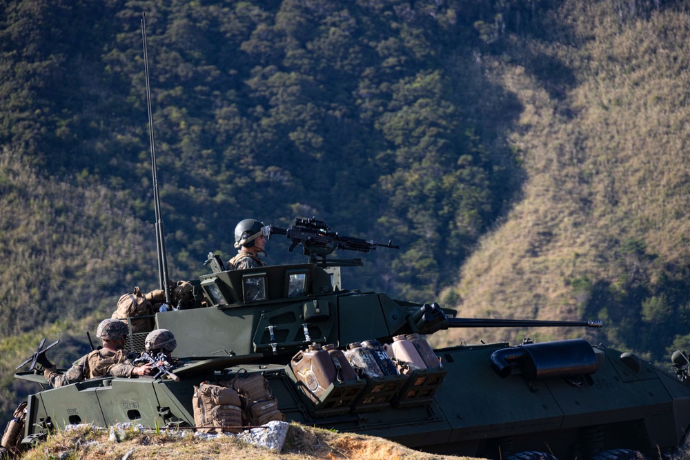 4th Light Armored Reconnaissance conduct Patrolling Tactics Exercise