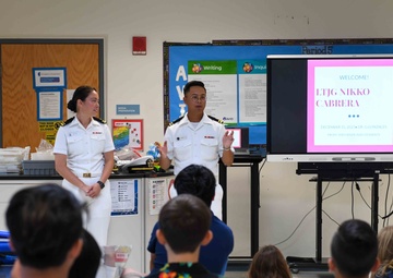 Pacific Partnership 24-1: U.S. Navy Sailor Gives Back to Guam Middle School