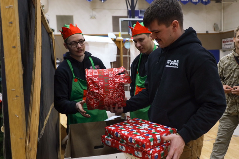 U.S. Marines Spread Cheer with Toys for Tots in Alaska