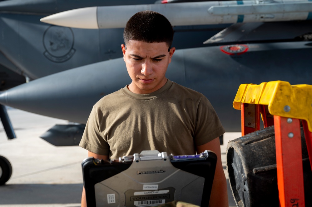 F-15E Strike Eagles Launch in Support of Exercise Sky Shield 8