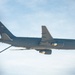 C-17 Globemaster III is refueled by KC-46A Pegasus