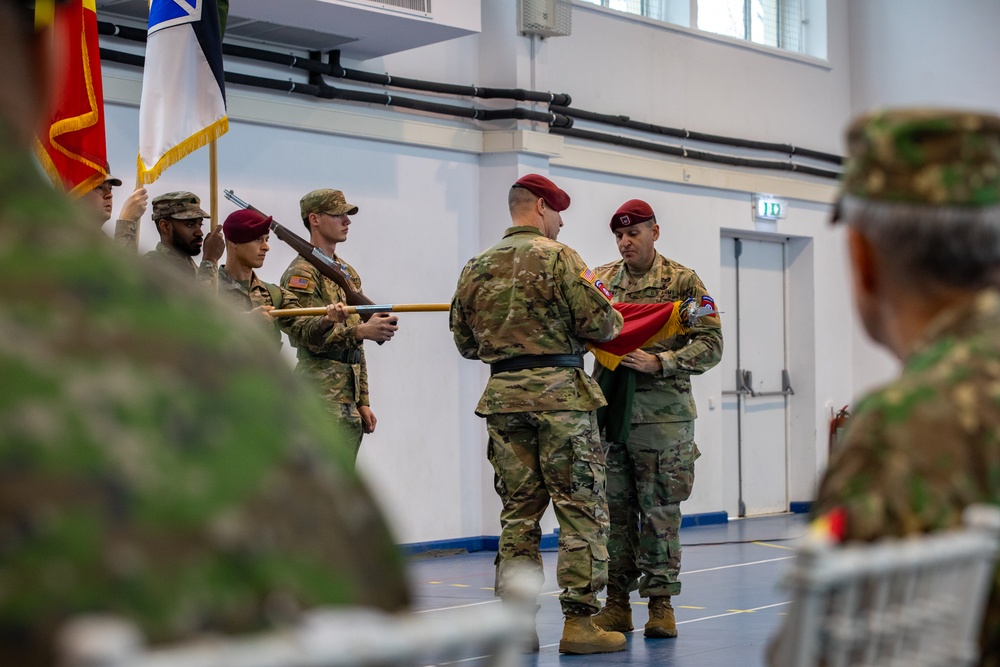 10th Mountain Division transfers authority to the 82nd Airborne Division at Mihail Kogalniceanu Air Base