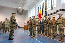 10th Mountain Division transfers authority to the 82nd Airborne Division at Mihail Kogalniceanu Air Base