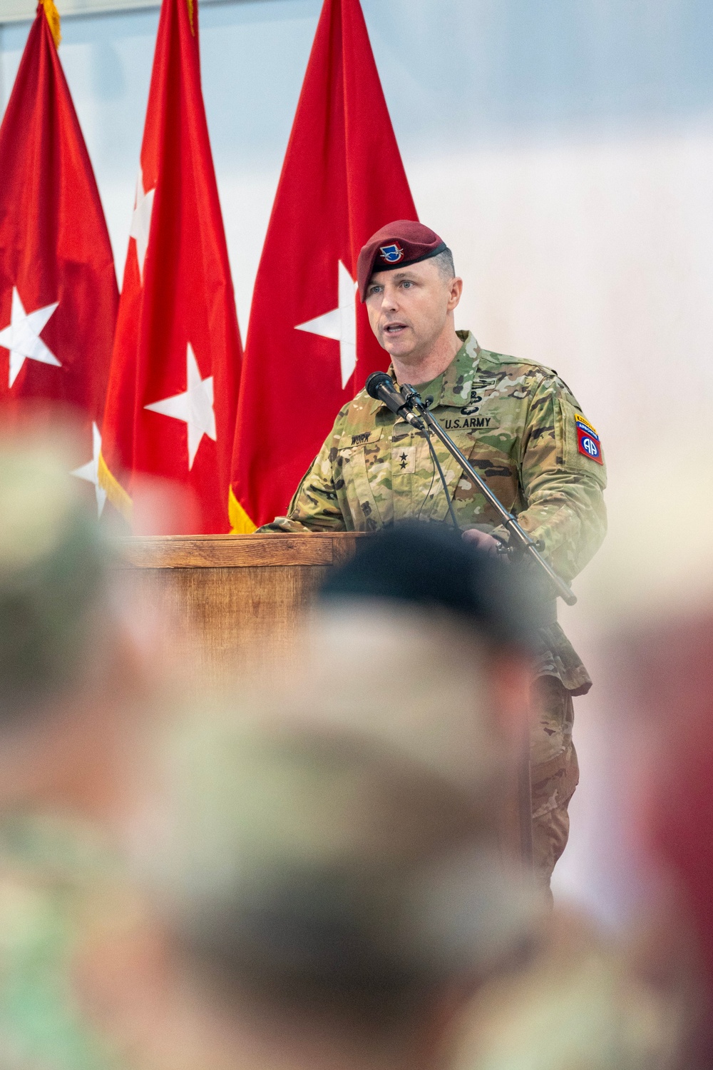 10th Mountain Division transfers authority to the 82nd Airborne Division at Mihail Kogalniceanu Air Base