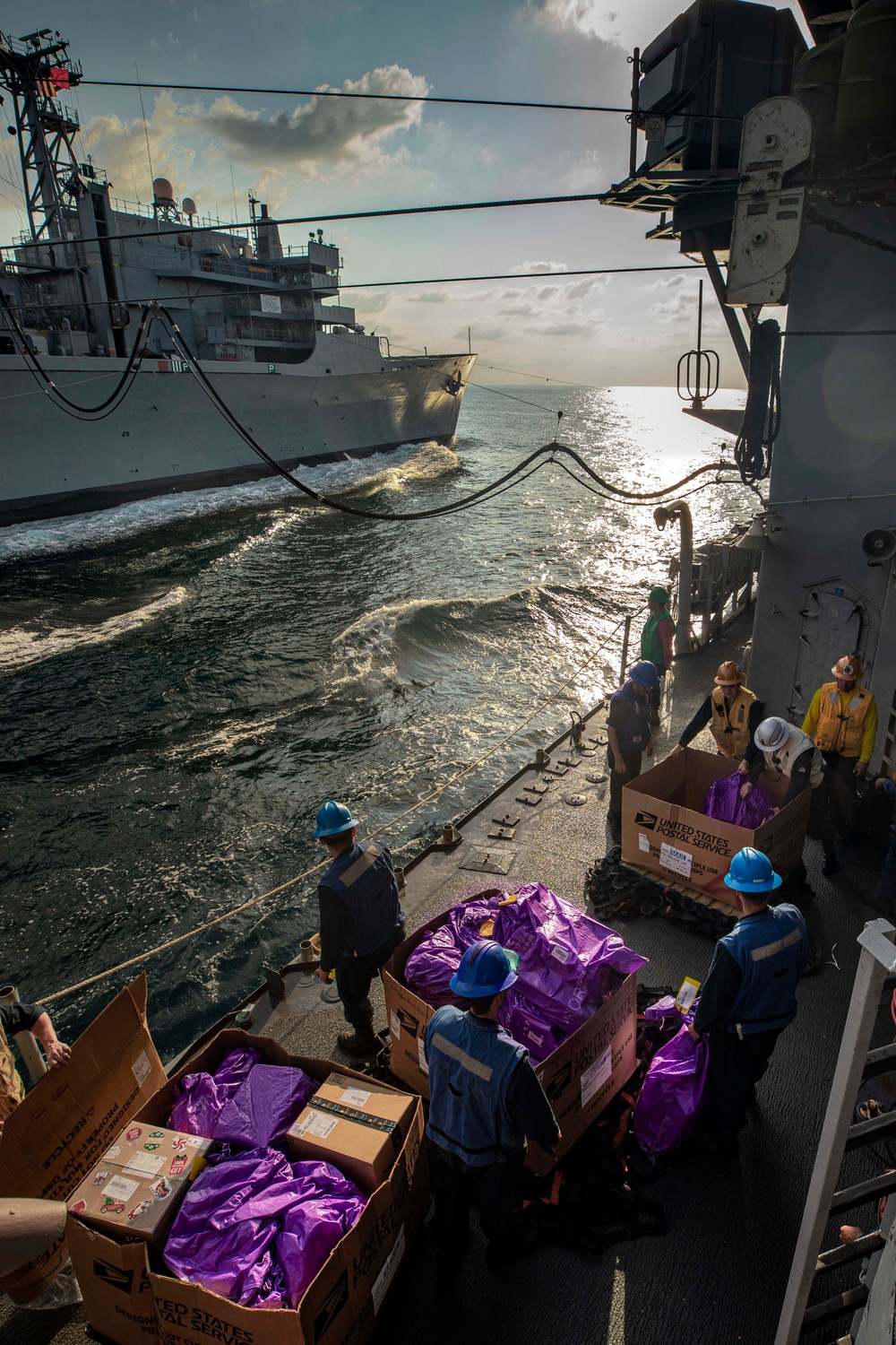 USS Philippine Sea Conducts Replenishment-at-Sea