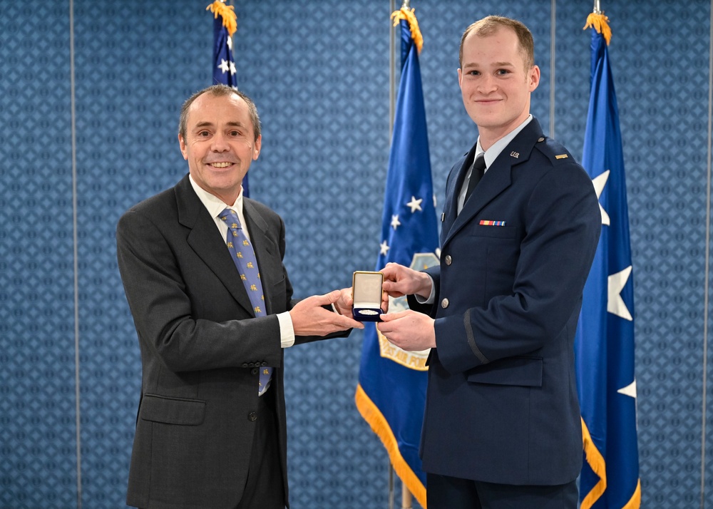 Lt. Gen. Schneider hosts Cadet of the Year Award