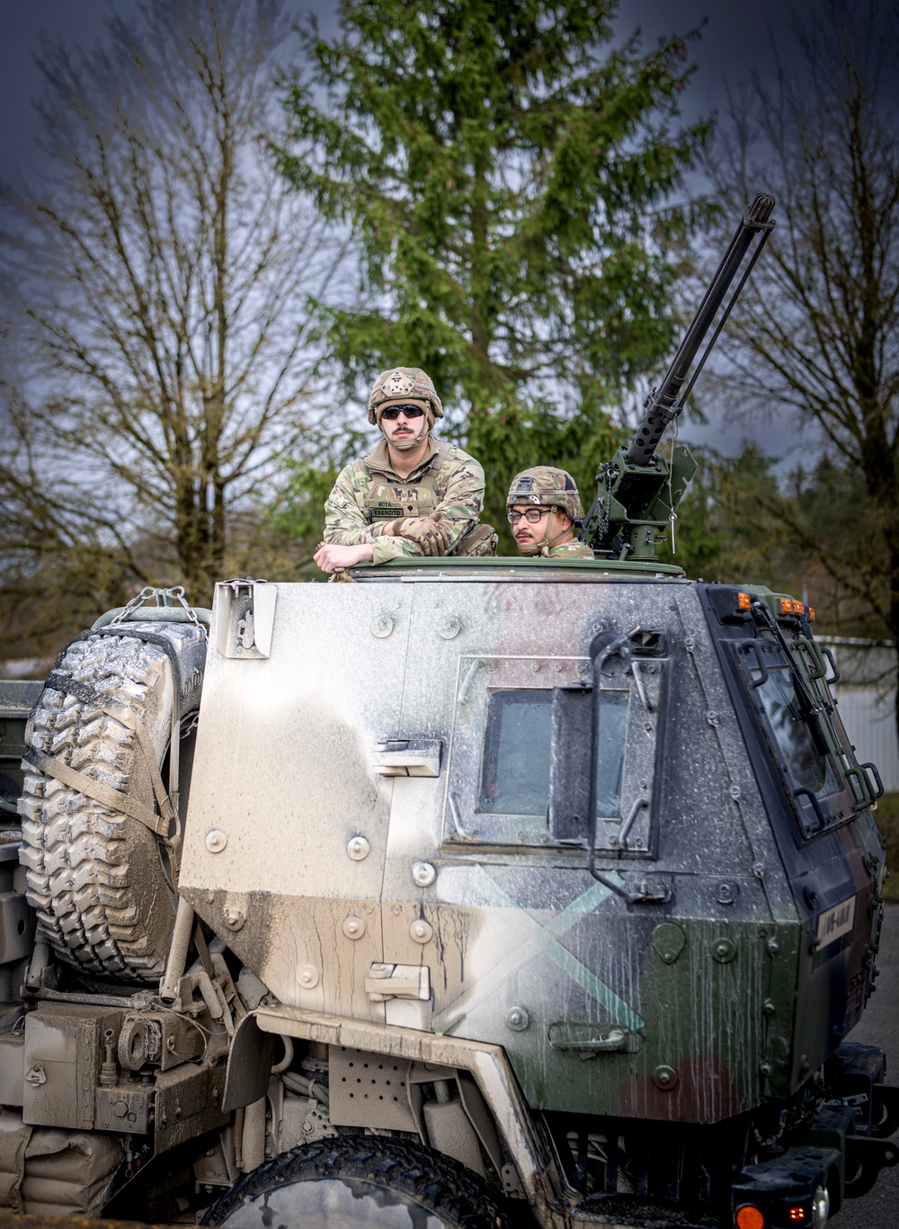 10th AAMDC commanding general observes HHB 5-4 convoy live fire