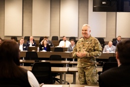 Kentucky National Guard Adjutant General speaks with business owners